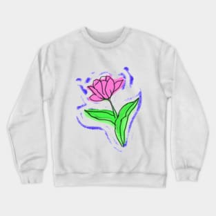 Tulip Flower Art Crewneck Sweatshirt